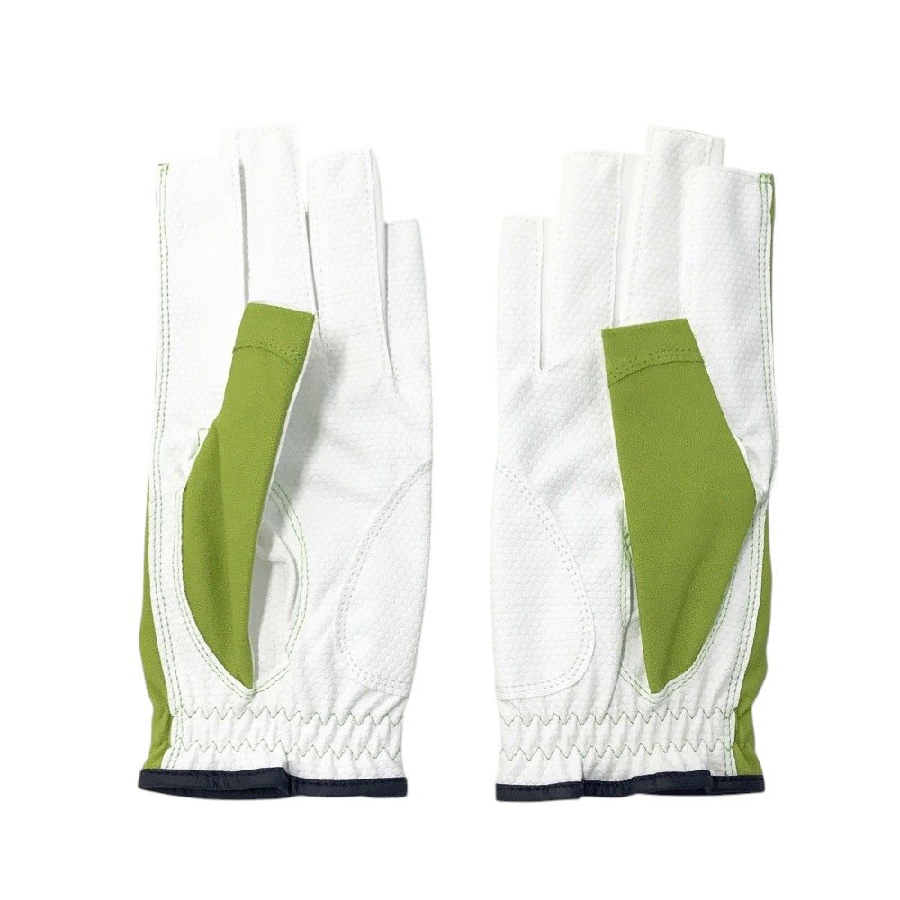 PEARLY GATES パーリーゲイツ 2021年 2185104 両手グローブ ネイル フューチャーニコちゃん グリーン系 SS 240002006650 ゴルフウェア ストスト