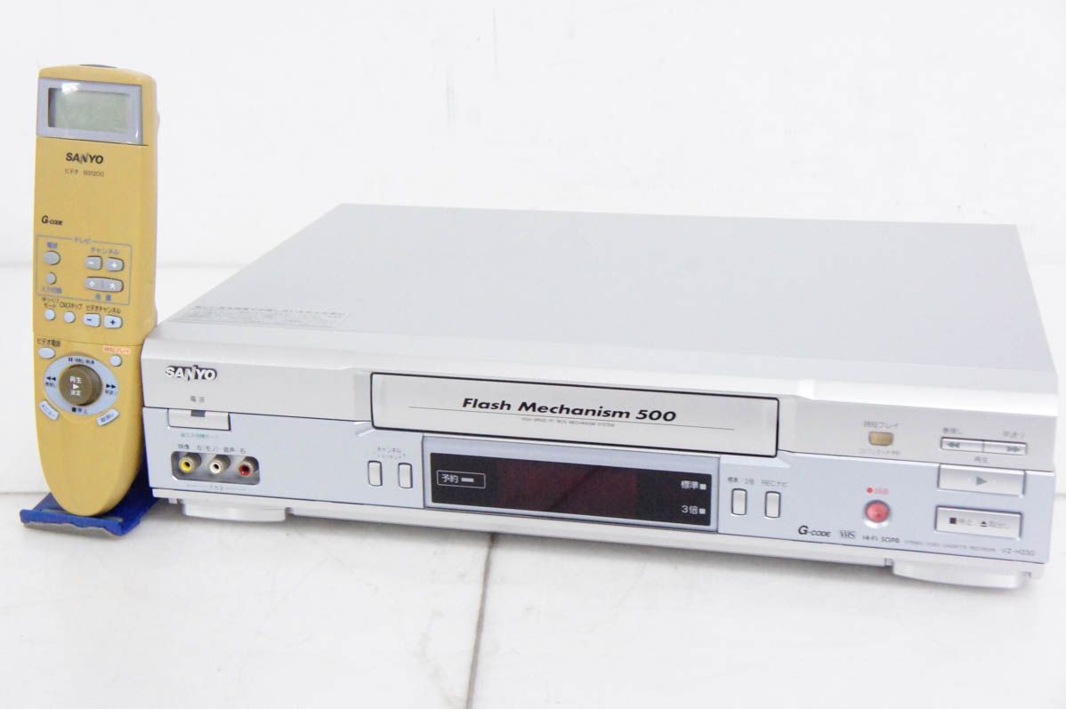 メンテナンス済み 三洋SANYO ビデオテープレコーダー ビデオデッキ VZ-H33G