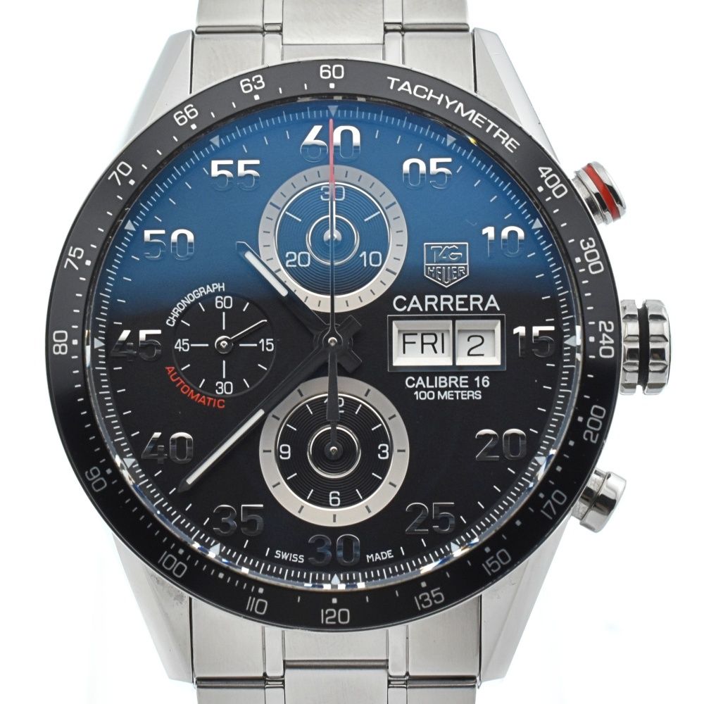 タグホイヤー TAG HEUER CV2A10.BA0796 カレラ クロノグラフ 裏スケ 自動巻き メンズ良品 D#135877