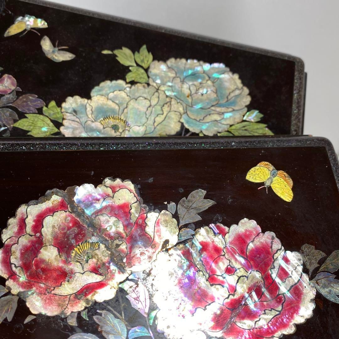 長崎螺鈿特大重箱 高さ44.8㎝