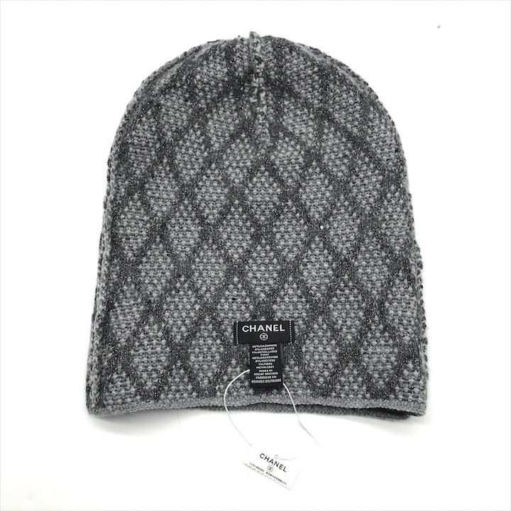 未使用品 保管品 CHANEL シャネル ココマーク カシミヤ ラメ