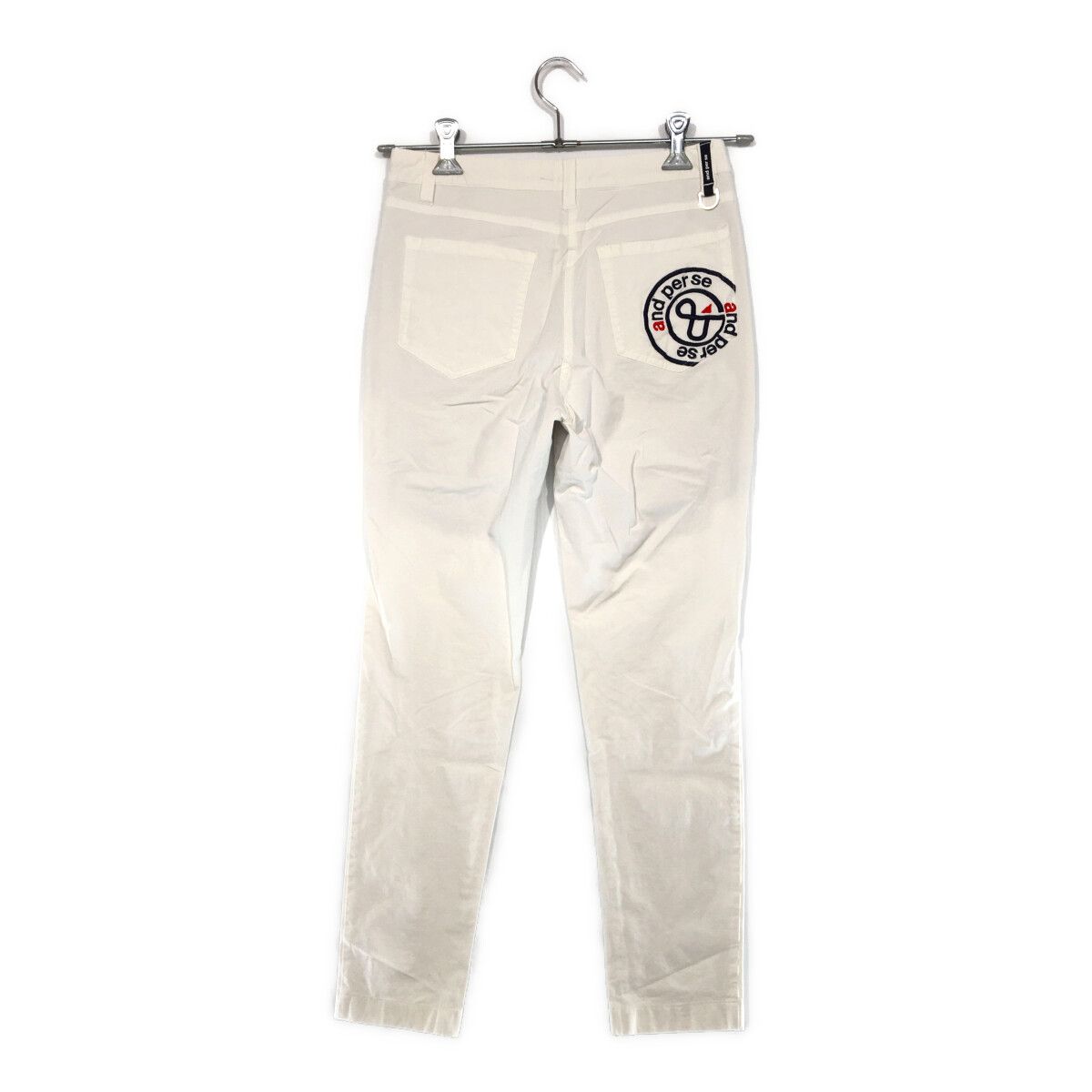 coco 中古 アンパスィ and per se レディース パンツ M ホワイト ストレッチ シンプル 撥水 中古 レディース アンパスィ and per se パンツ M ホワイト