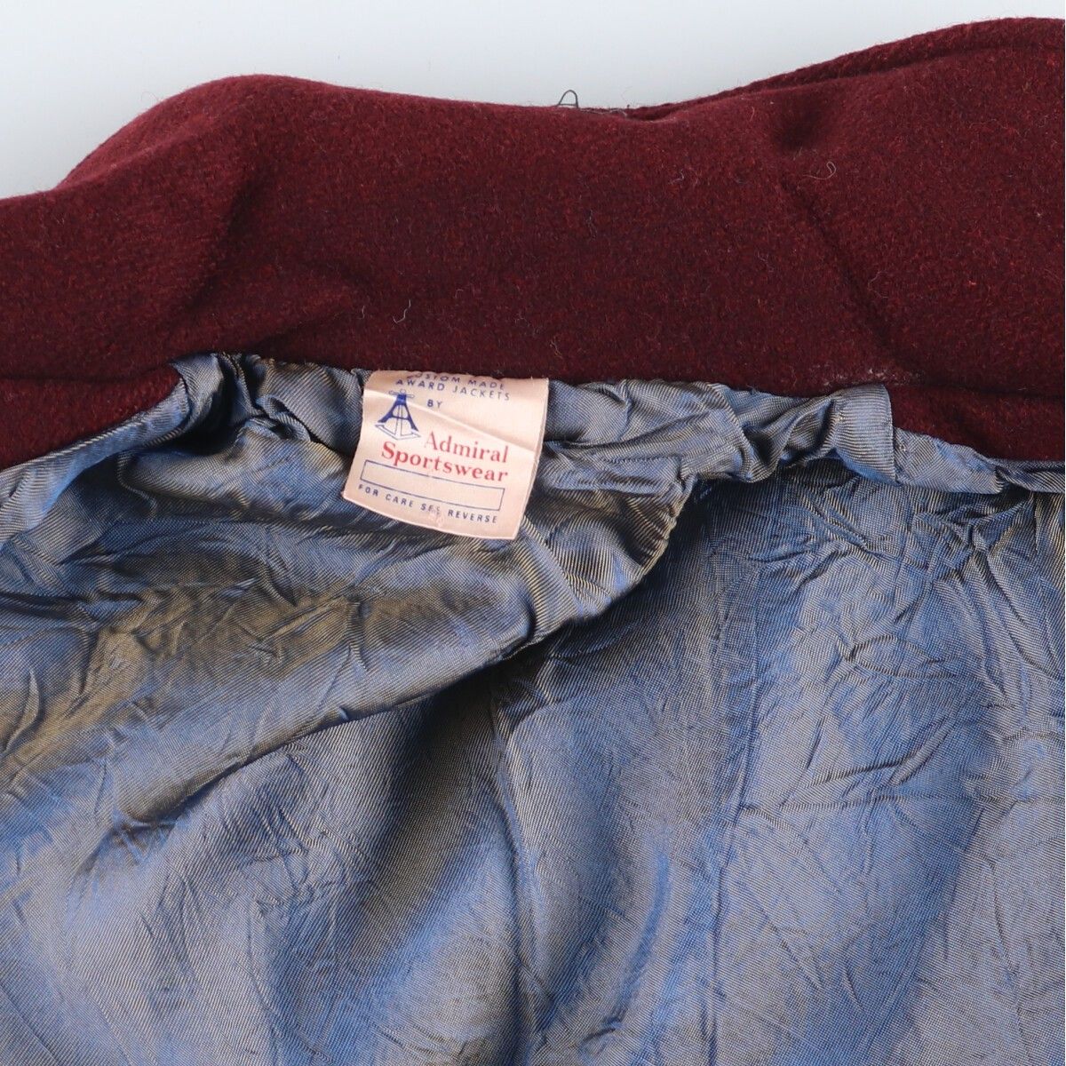 古着 60~70年代 Admiral Sportswear 襟付き ウールスタジャン アワード 