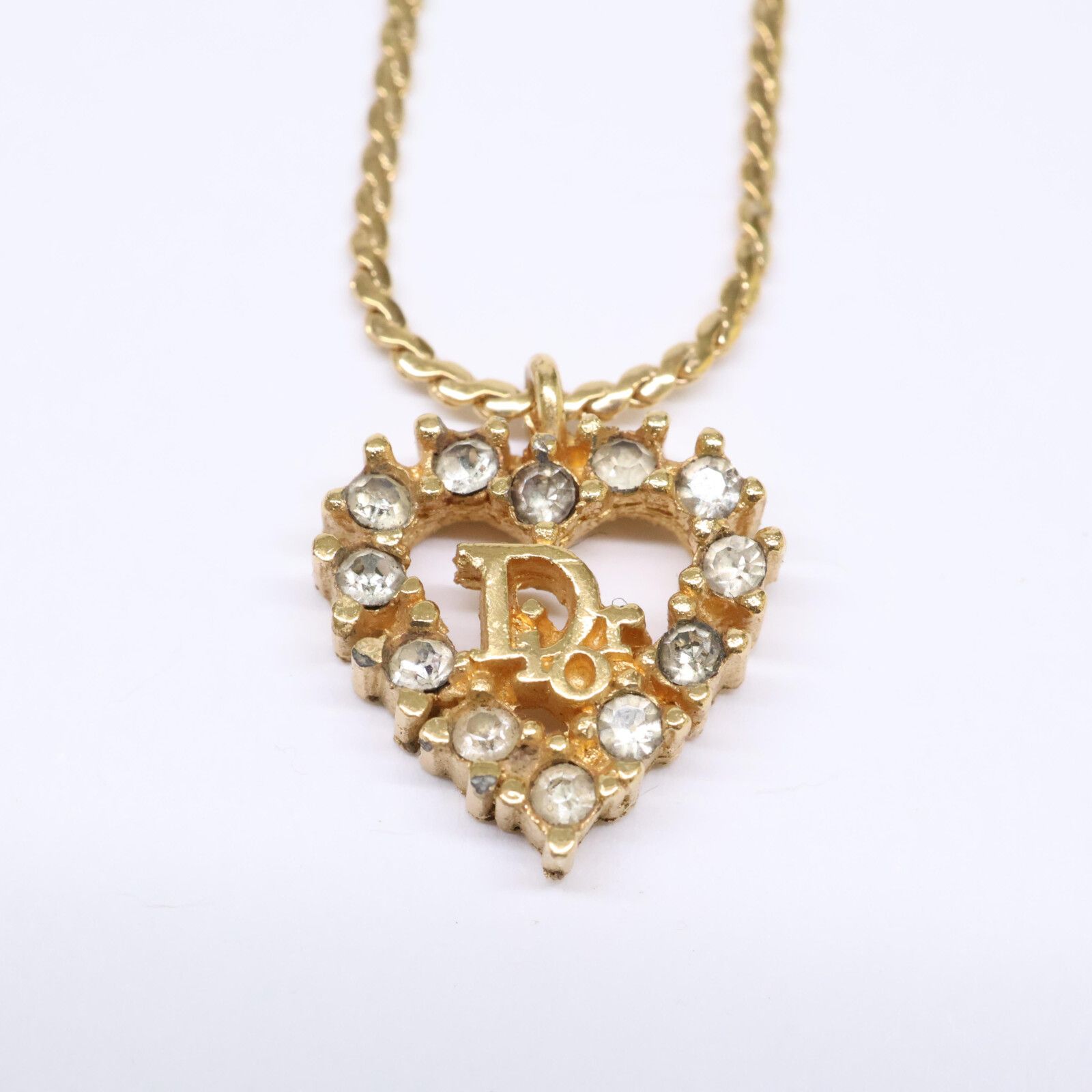 CBS日本公式アカウント03様クリスチャンディオールラインストーンニットトップス Christian Dior クリスチャンディオール ラインストーン ロゴ