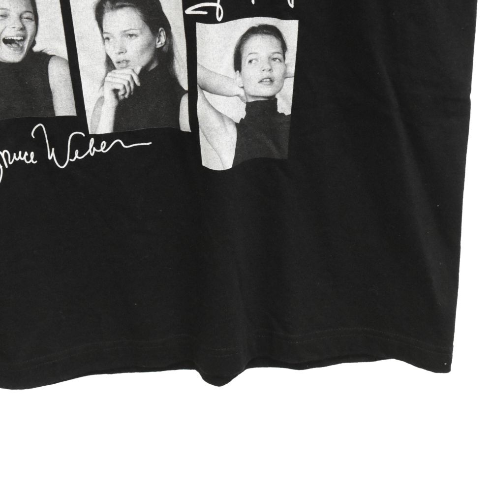 BIOTOP (ビオトープ) 10 Culture Bruce Weber Kate Moss テンカルチャー ブルースウェーバー ケイトモス  フォトプリント Tシャツ ブラック