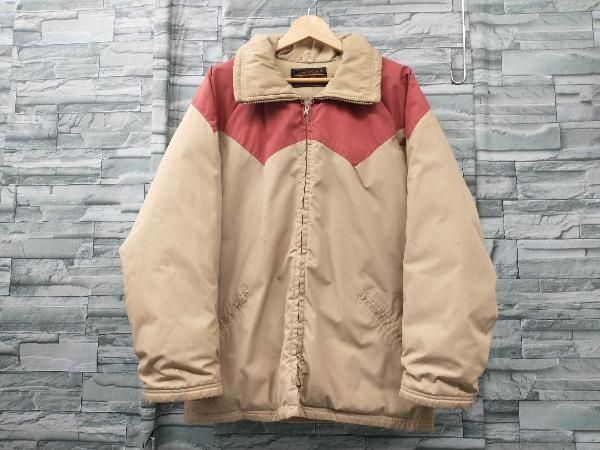 60s エディーバウアー　日の出タグ　ダウン　ビンテージ　Eddie Bauer 50s-60s USA製 BAUER DOWN 日の出タグ エディーバウアーダウン