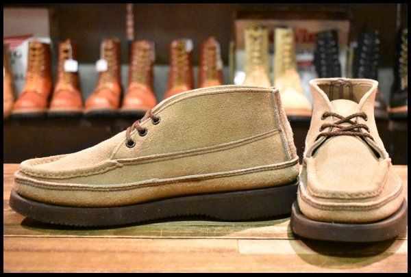 ラッセルモカシン ララミースエード 7.5 オネイダ オックスフォード ベージュ 中古・古着通販】RUSSELL MOCCASIN (ラッセルモカシン) ララミー