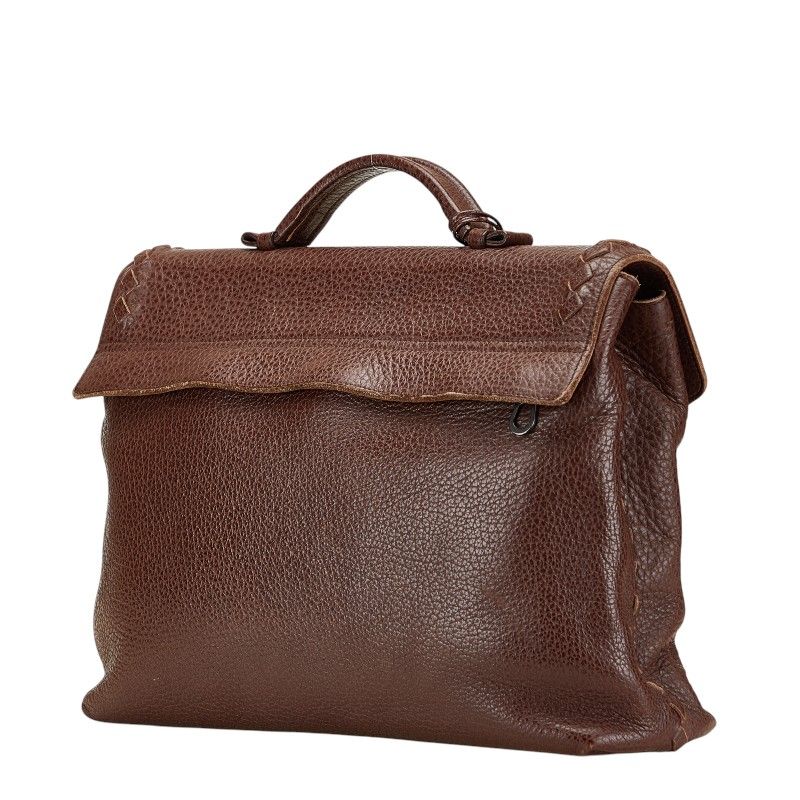 ✨極美品✨BOTTEGA BENETA ブリーフバッグ　イントレ　ブラウン 極美品】BOTTEGA VENETA ボッテガヴェネタ ビジネスバッグ