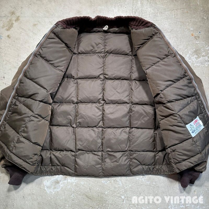 60's~ COMFY キルティングダウンジャケット USA製 MLサイズ