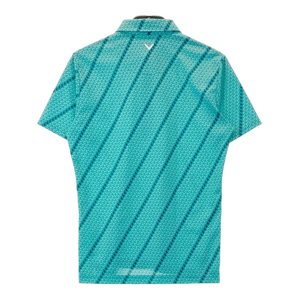 サイズ：M CALLAWAY キャロウェイ 半袖ポロシャツ フラミンゴ総柄