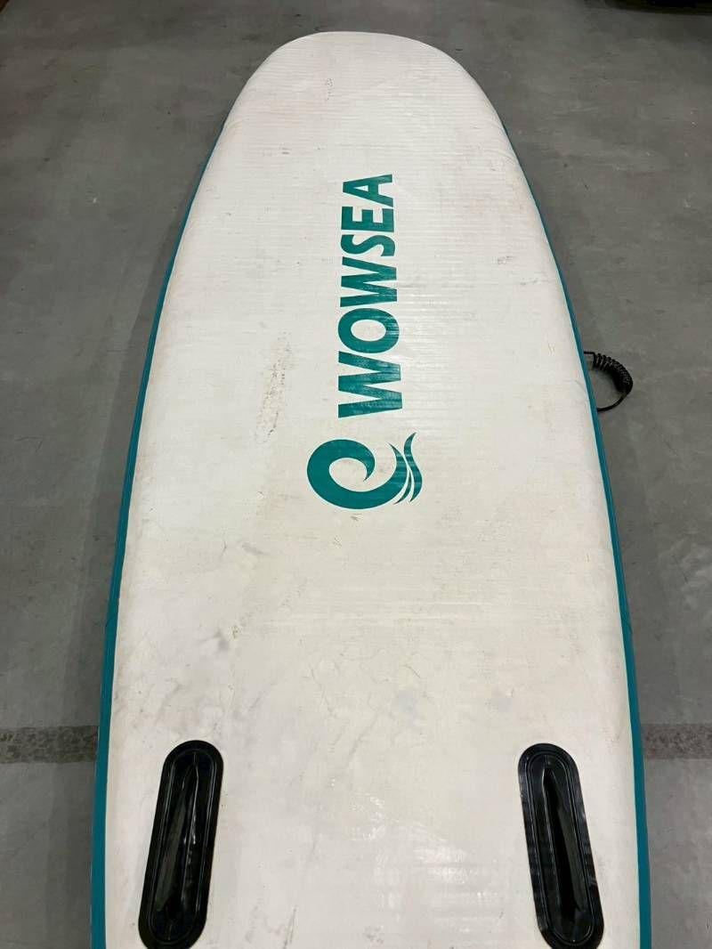 大胆な WOWSEA ワウシー インフレータブル SUP ボード パドルセット 空気入れ付き スタンドアップパドルボード 収納バック付き 購入特典