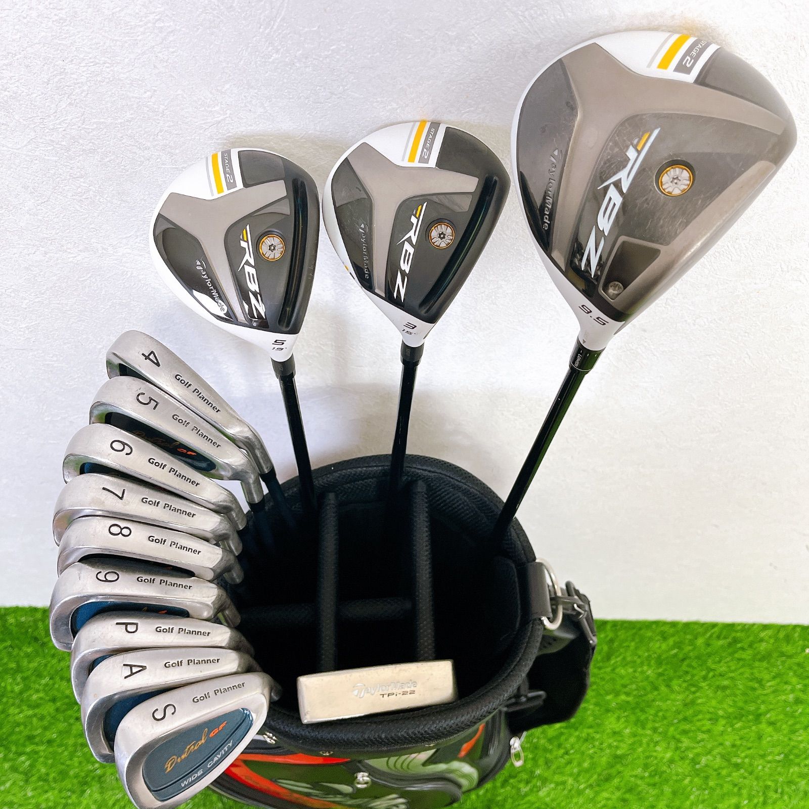 TaylorMade RBZ STAGE2 テーラーメイド メンズゴルフクラブ 13本セット SR み
