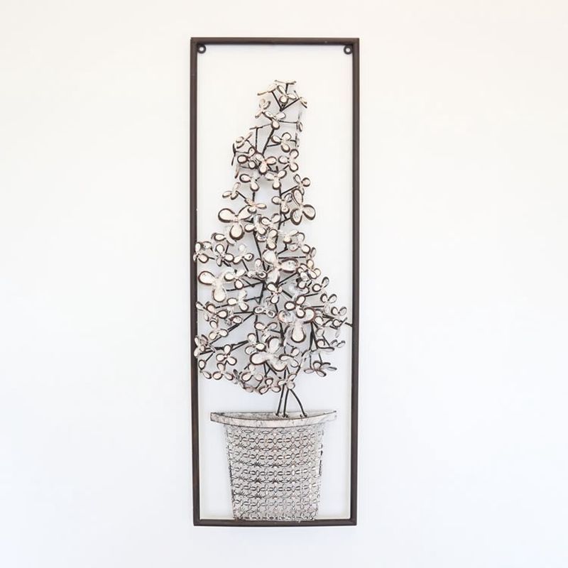 ウォールアートパネル 壁掛け 壁飾り アンティークホワイト かわ畑貿易