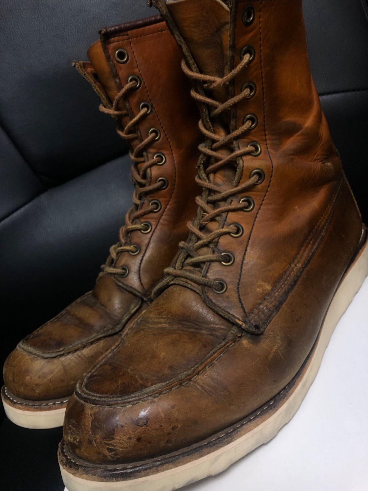 30000円以上→要相談☺︎希少 90's ビンテージ 羽タグ RED WING アイ