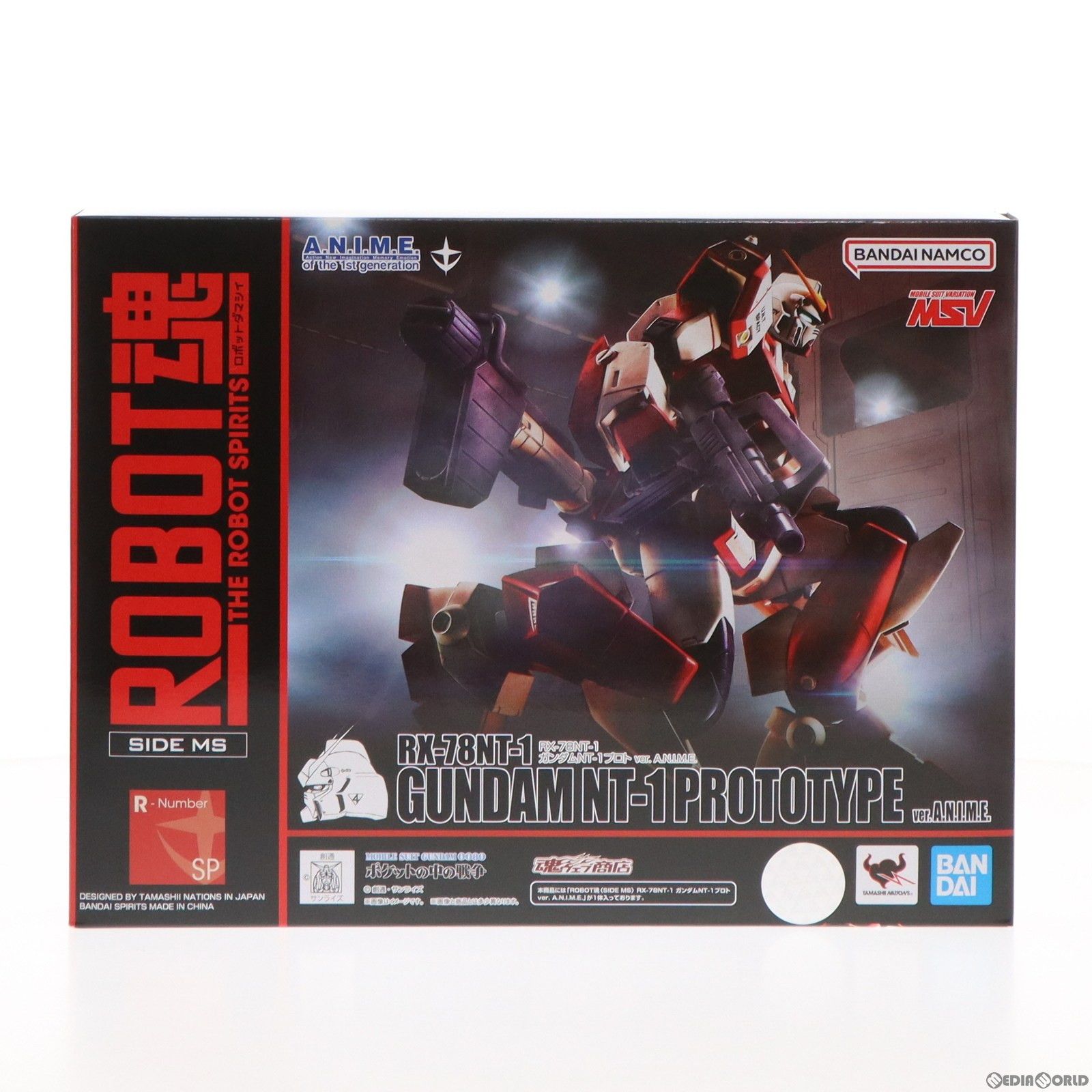 魂ウェブ商店 ROBOT魂 SIDE MS RX-78NT-1 ガンダムNT-1プロト ver. A.N.I.M.E. 機動戦士ガンダム0080 ポケットの中の戦争 完成品 可動フィギュア バンダイスピリッツ