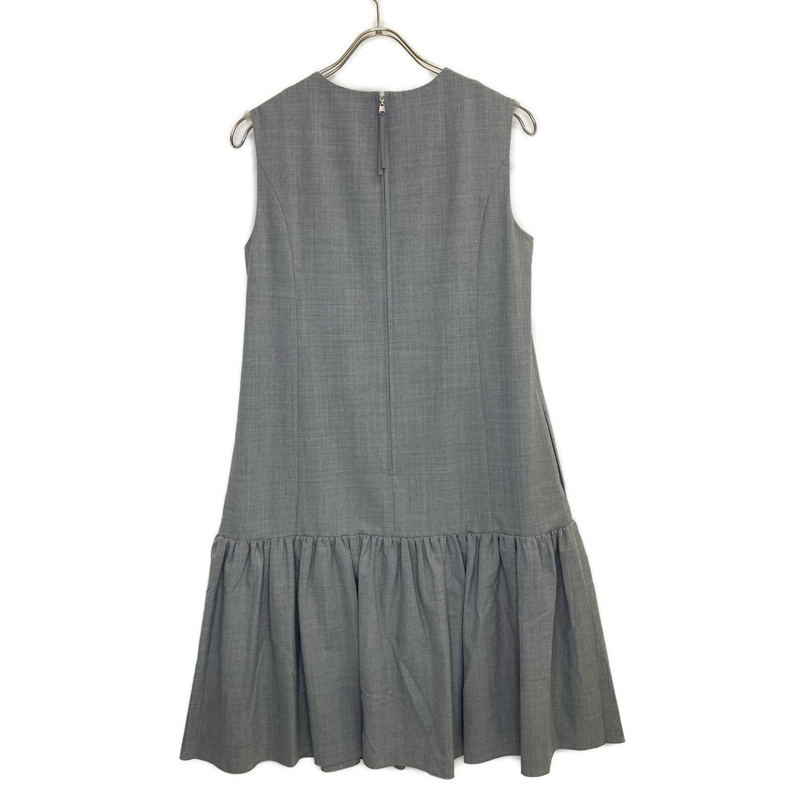 FOXEY NEW YORK フォクシーニューヨーク 38312 ｸﾞﾚｰ ﾉｰｽﾘｰﾌﾞ ﾌﾚｱｽｶｰﾄ 