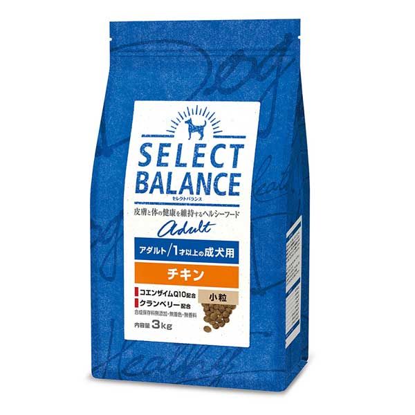 同梱不可 2個セット ベッツ チョイス ジャパン セレクトバランス アダルト チキン 小粒 1才以上 成犬用 3kg