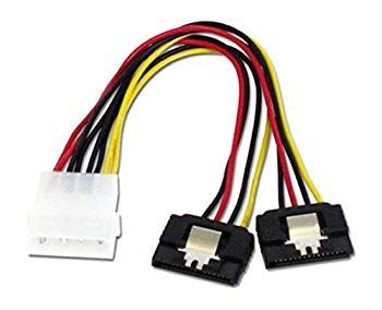 【】(未使用･未開封品) AINEX ラッチ付 二股電源変換ケーブル [ 15cm ] D2-1501SBA kmdlckf