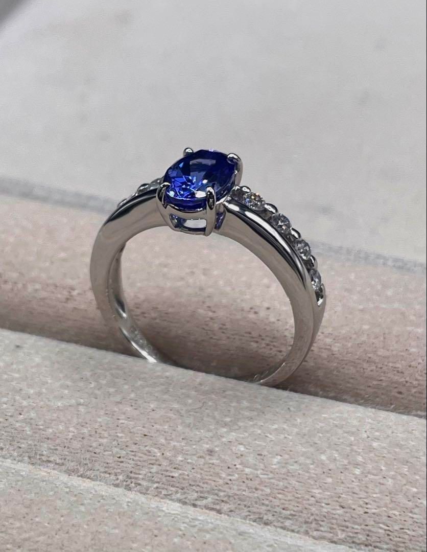 専用JJ82★高級 タンザナイト1.29ct ダイヤ リング 鑑別付 JJ82☆高級 タンザナイト1.29ct ダイヤ プラチナ リング 鑑別付 - メルカリ