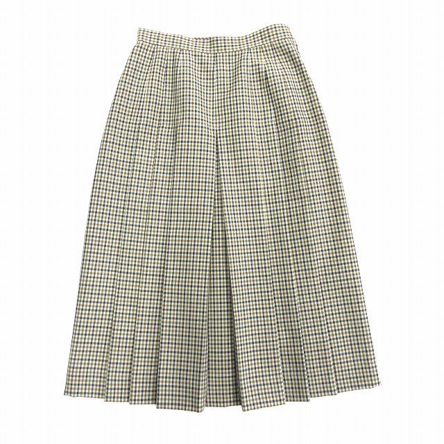 Aquascutum アクアスキュータム スカート チェック ウール レディース