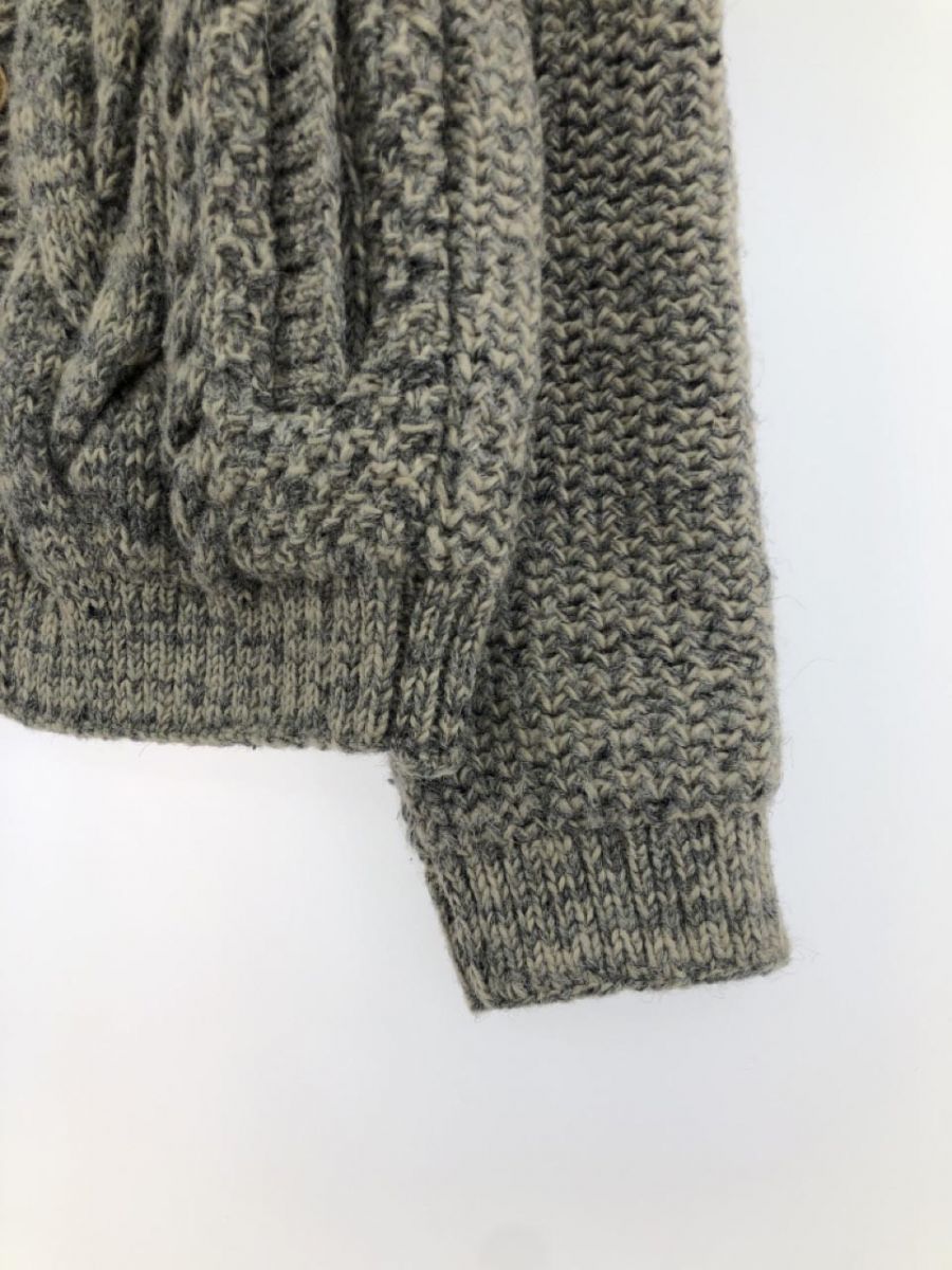 Margaret Howell│アンサンブル半袖ニット カーディガン グレージュ