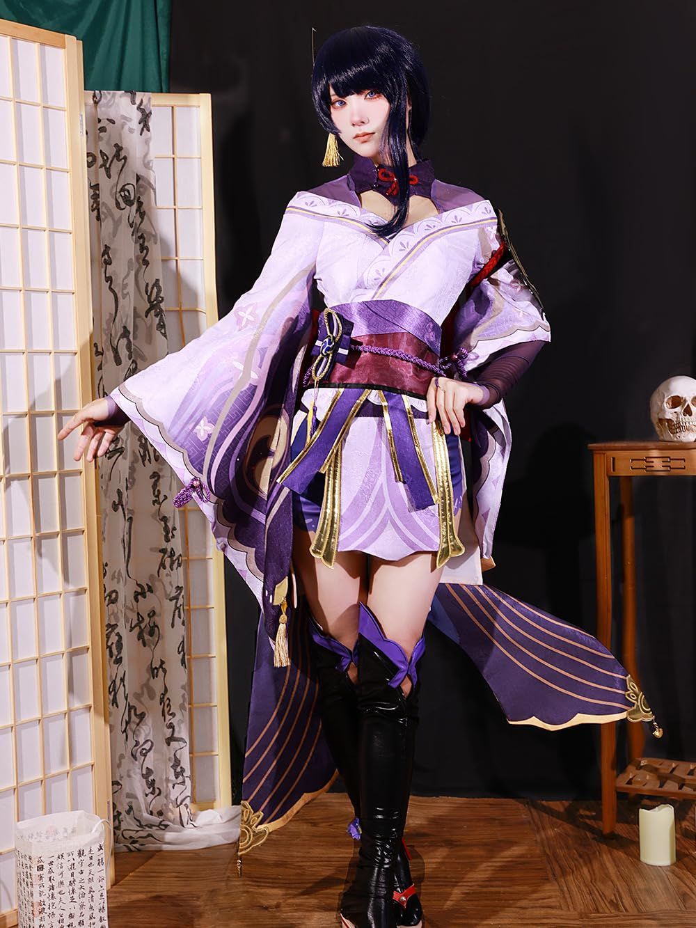 コスプレ ウィッグ付き フォカロルス 原神 コスプレ衣装 大人用