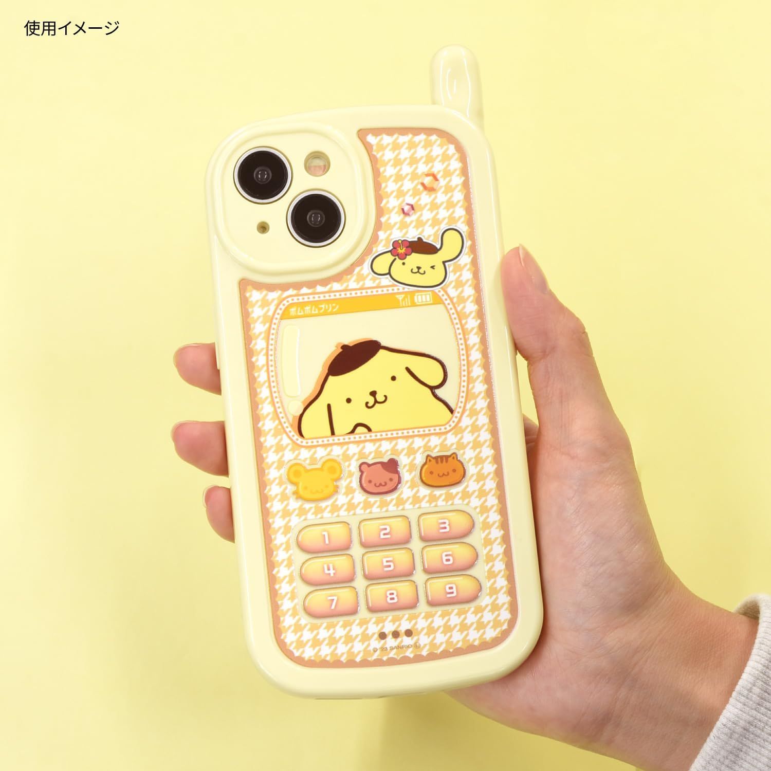 人気商品】14 / / 13 15 対応 iPhone レトロガラケー風ケース サンリオ