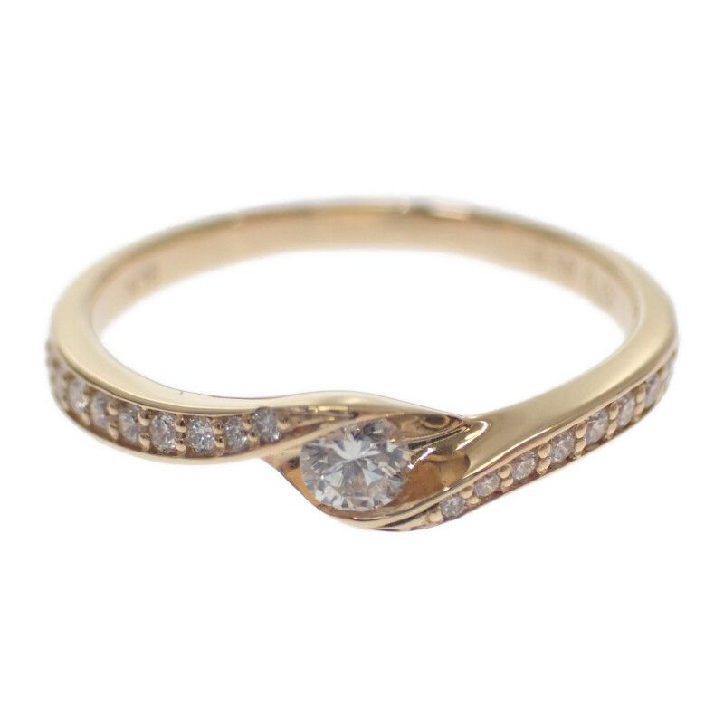 デザインジュエリー リング 指輪 K18YG イエローゴールド 12号  