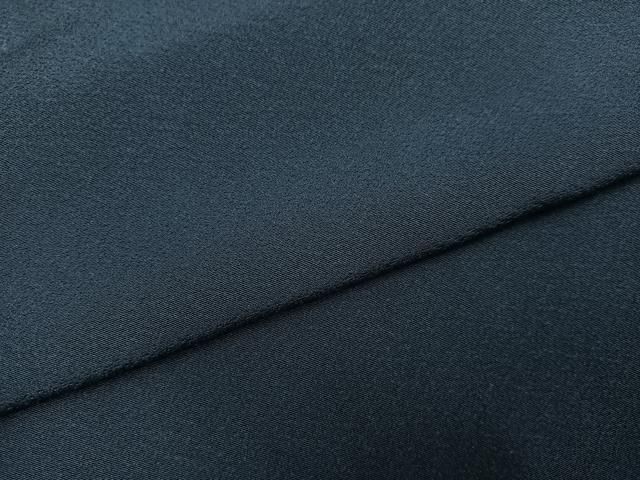 藍鉄色 正絹