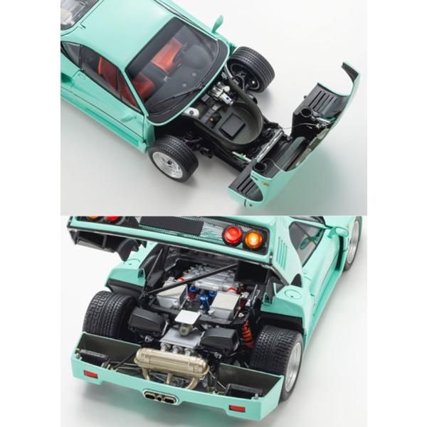 新品 京商オリジナル 1/18 フェラーリ F40 (ミントグリーン