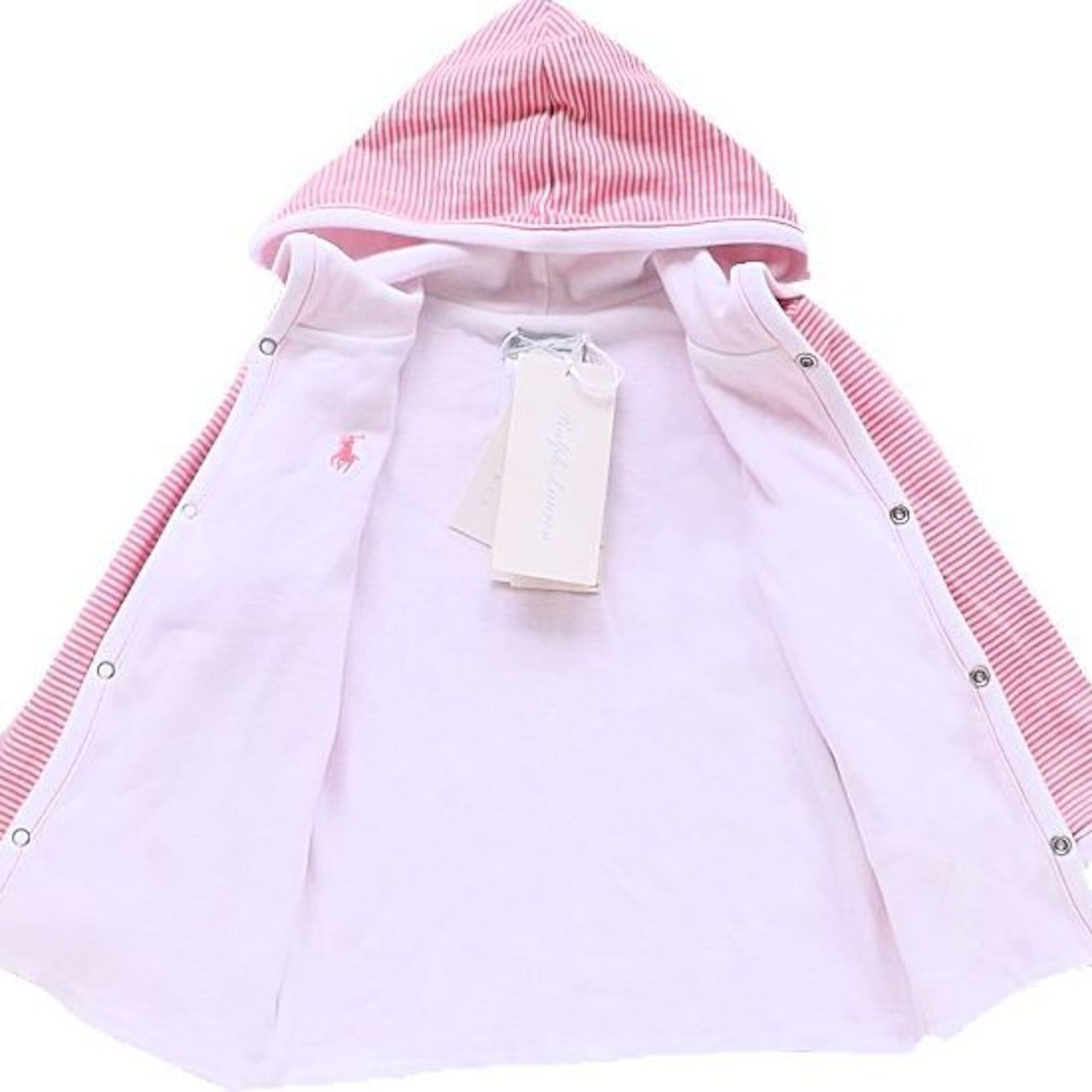 ラルフローレン女の子出産祝い 1歳リバーシブルベビー服セット
