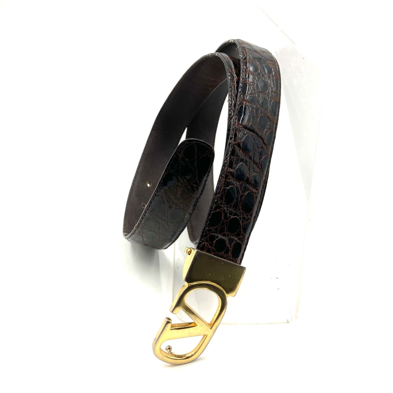 □良品□VALENTINO GARAVANI ヴァレンティノガラヴァーニ Vロゴ