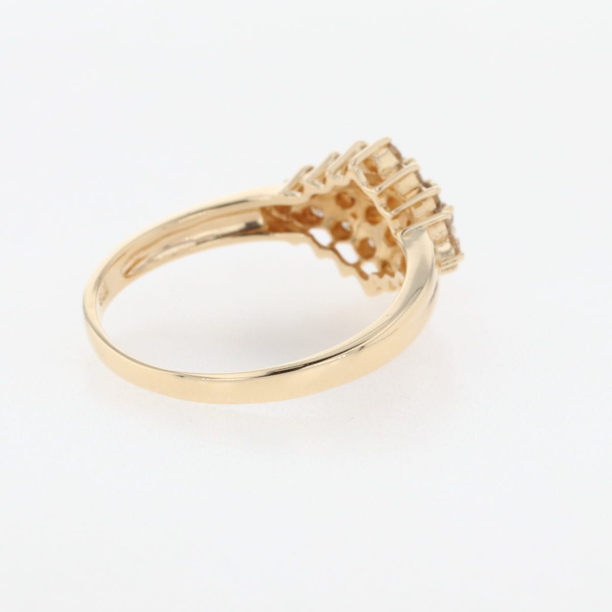 ダイヤモンド デザインリング 11号 K18