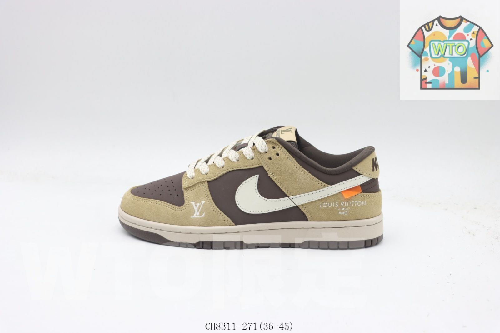 今日WTO】Nike ナイキ SB ロートップスケートシューズ ブラウン
