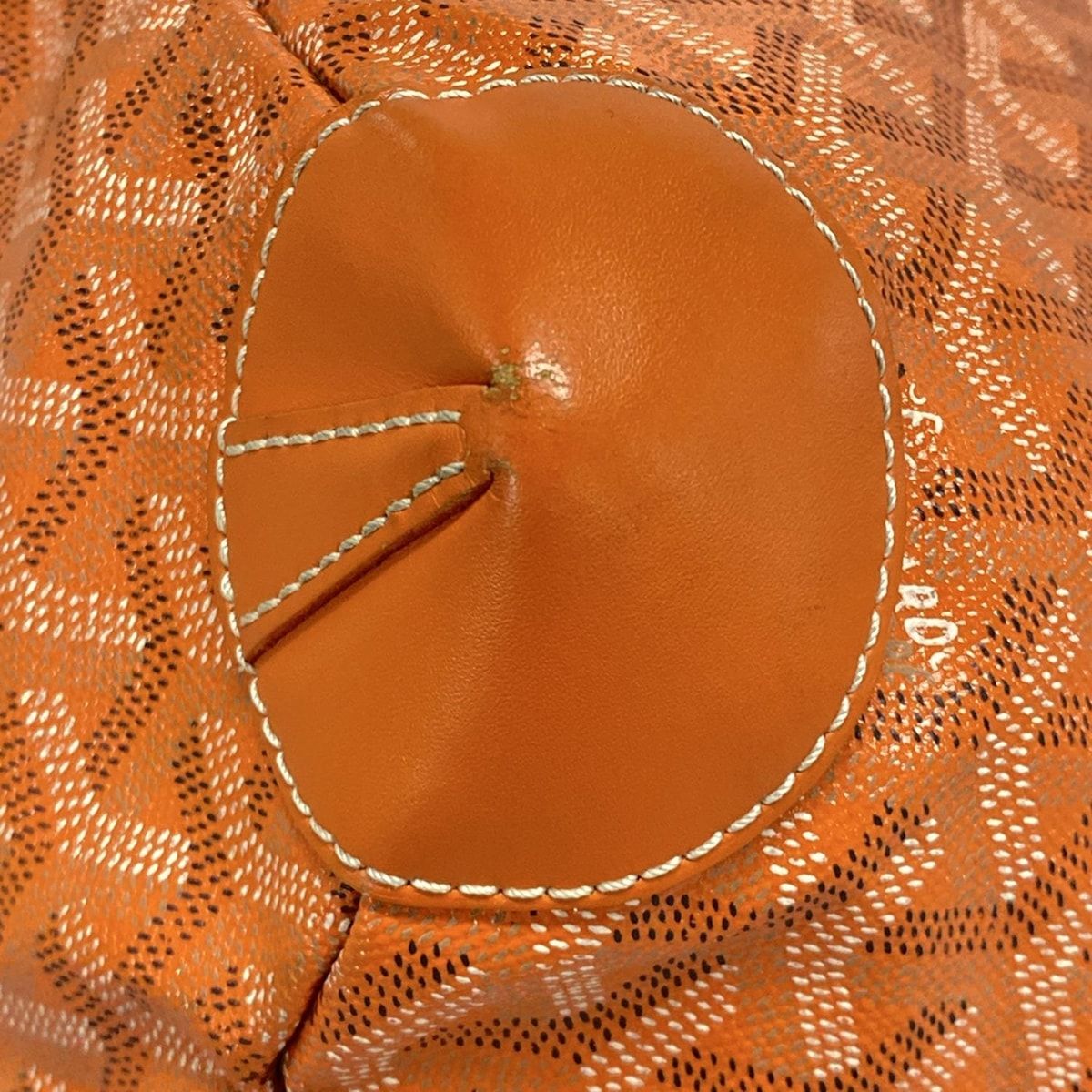 GOYARD(ゴヤール) トートバッグ サンルイPM オレンジ レザー Goyard