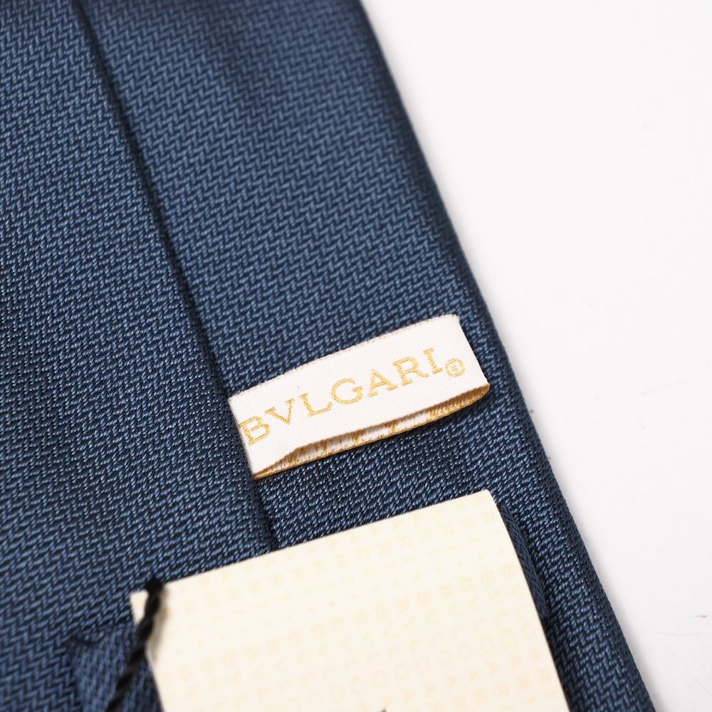 【超美品】BVLGARI セッテピエゲ シルクタイ チェック イタリア製 超美品】BVLGARI セッテピエゲ シルクタイ チェック イタリア製