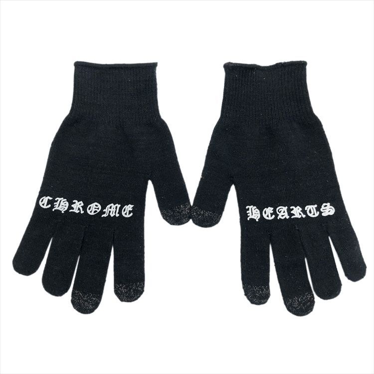 ChromeHearts クロムハーツ CH PLUS WORK GLOVES CHプラス ワーク グローブ 軍手 手袋 ブラック size M