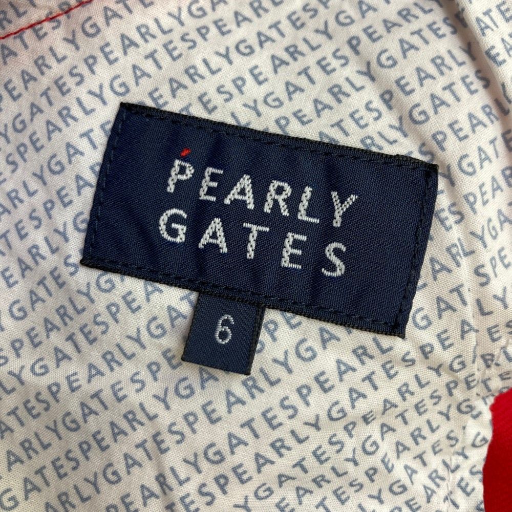 サイズ：6 PEARLY GATES パーリーゲイツ パンツ レッド系
