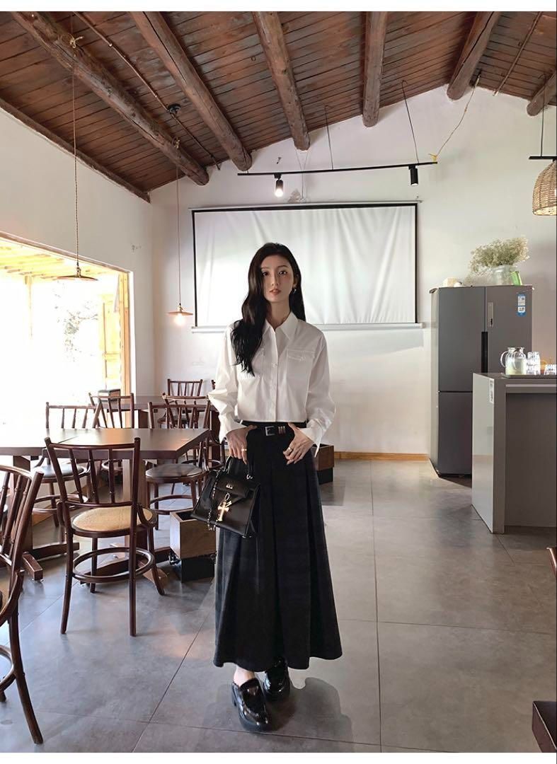 ロングプリーツスカート