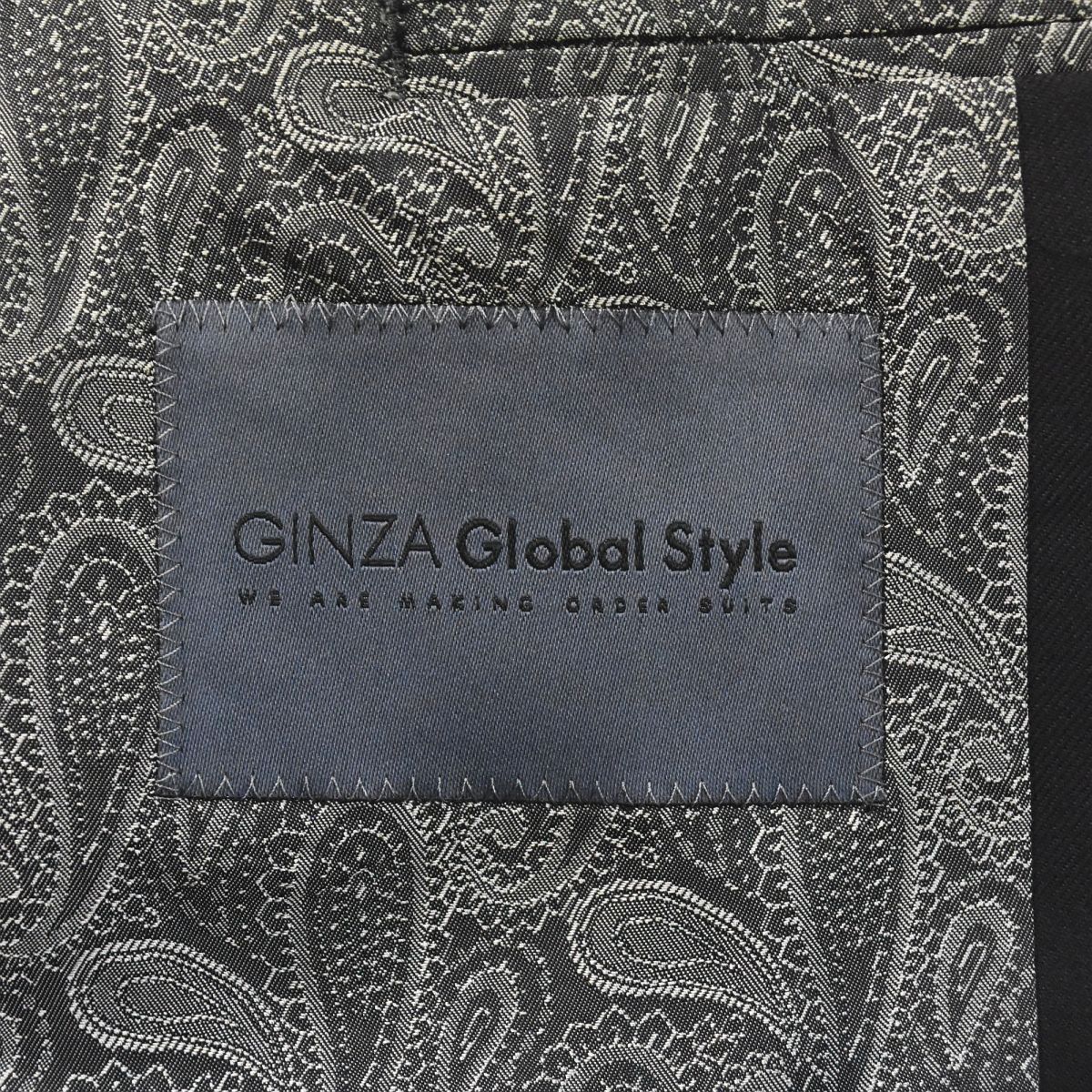 ◎美品/圧巻のスリーピース◎銀座グローバルスタイル　ペイズリー柄　セットアップ 銀座グローバルスタイル GINZA Global Style シングル スーツ