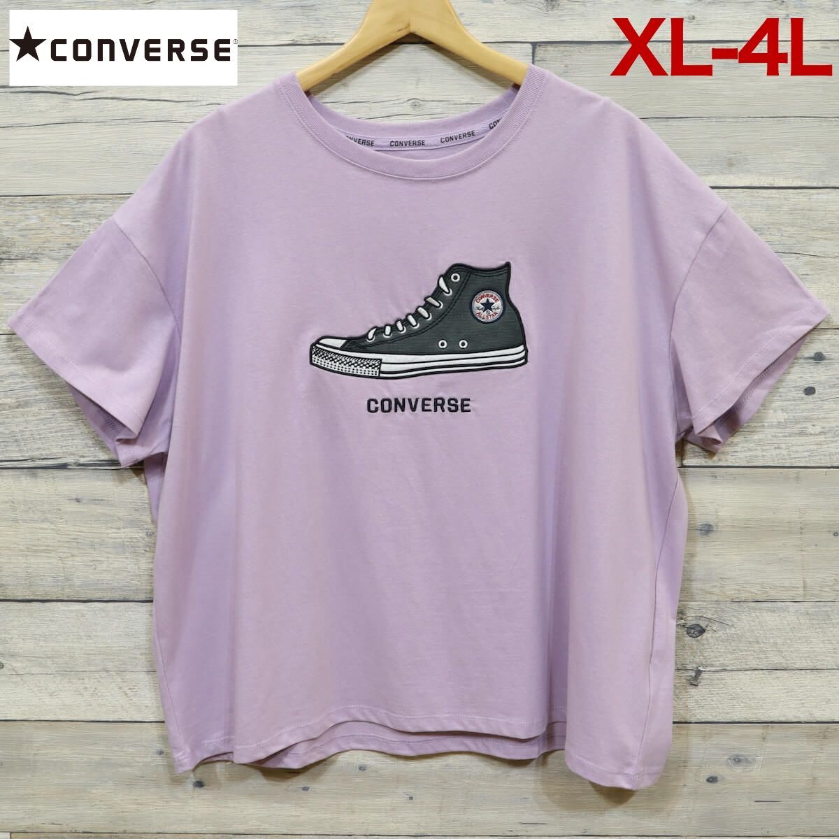 新品 レディース コンバース converse スニーカー 貼付 半袖 tシャツ