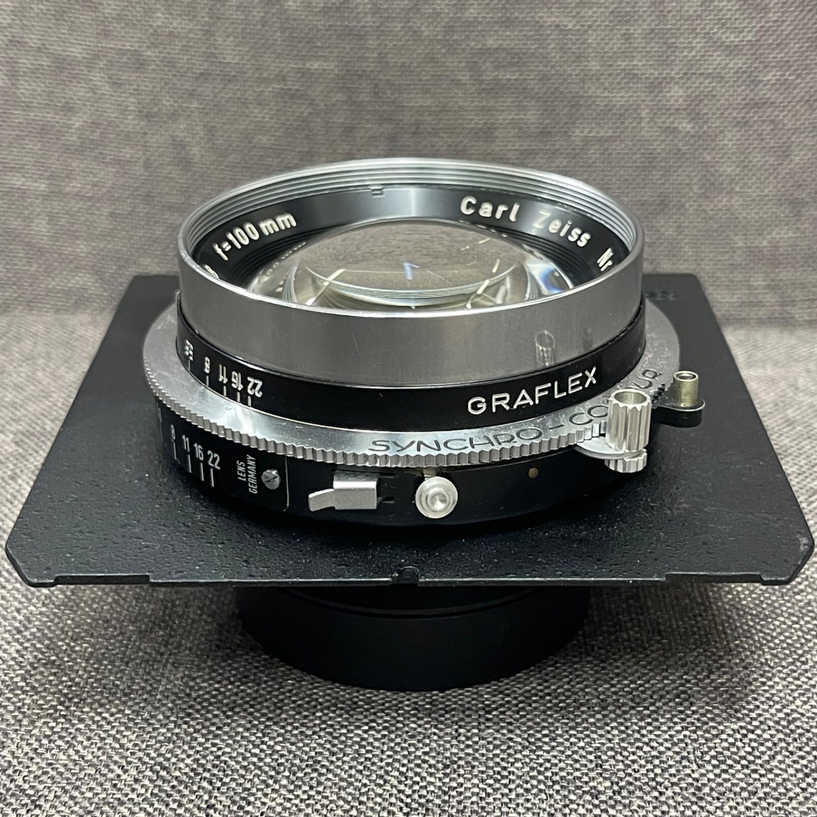 NPA】ジャンク Carl Zeiss Planar 1:2.8 100mm 大判レンズ