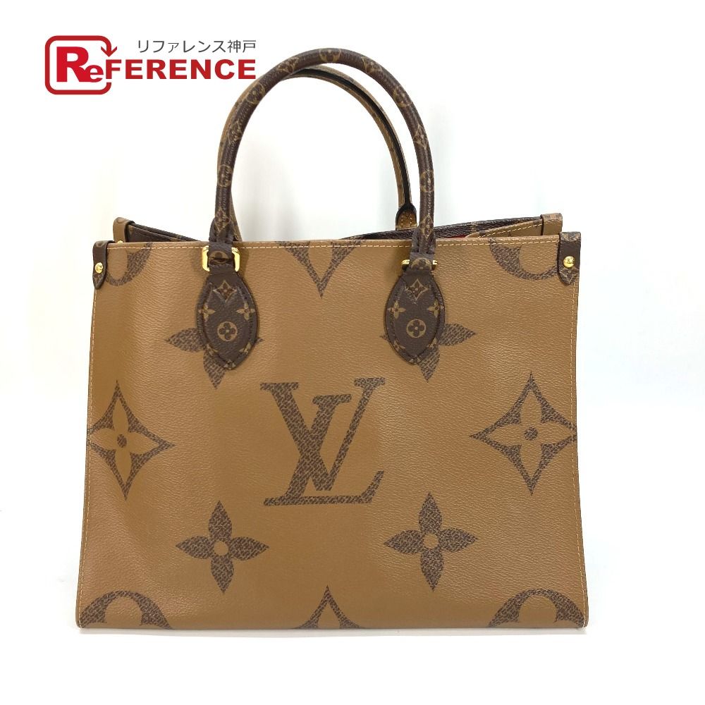 LOUIS VUITTON ルイヴィトン トートバッグ オンザゴー MM M45321 モノグラムリバースキャンバス - メルカリ