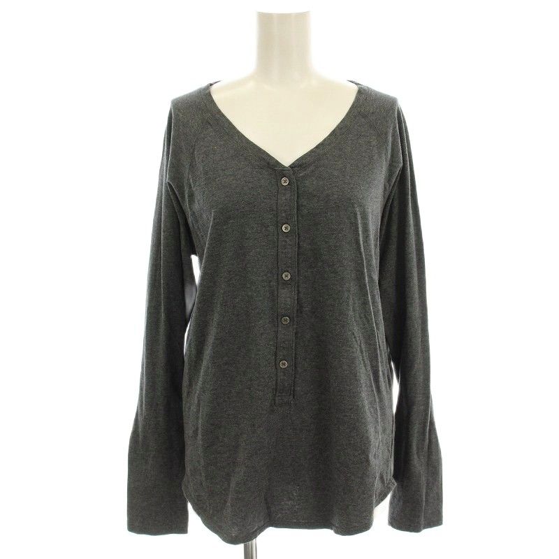 アパルトモン ドゥーズィエムクラス L Appartement DEUXIEME CLASSE ヘンリーネック カットソー 24-070-500-7170 長袖 F グレー G