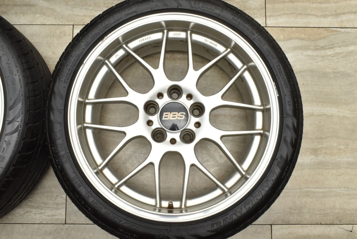 鍛造ホイール!! バリ溝タイヤ付き!! BBS RG-R 鍛造 BBS RG-R(RG741) 7.5J-17 215/60R17タイヤ付 - メルカリ