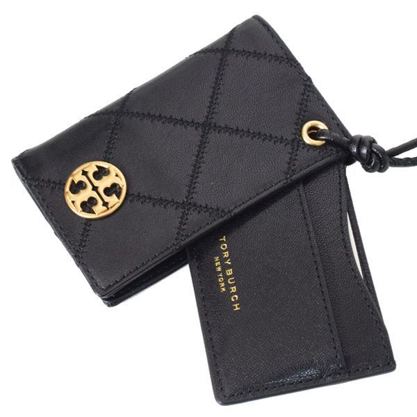 トリーバーチ カードケース TORY BURCH レザー キルティング ウィラ ...