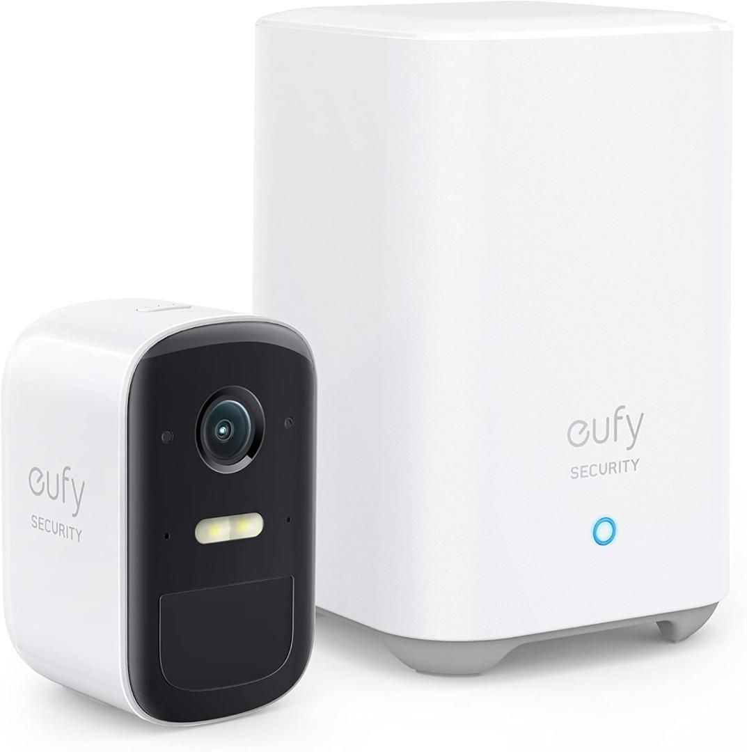 Anker Eufy Security eufyCam 2C 1-Cam Kit 屋外カメラ セキュリティカメラ|防犯カメラ屋外|ネットワークカメラ|バッテリー搭載 180日間連続使用 | 1080p フルHD|追加料金不要| IP67 | スポットライト