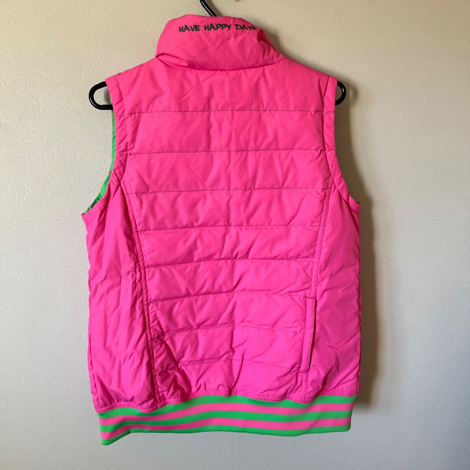 z1081 【美品】 FILA GOLF フィラゴルフ リバーシブル ダウン ベスト