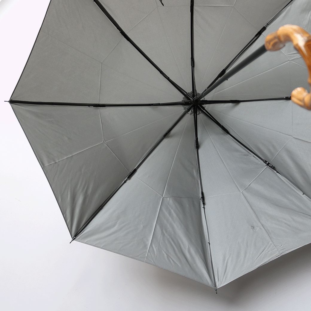CINQ 折りたたみ雨傘 1点 ｜グレー ブラック ローズピンク UV加工 日傘