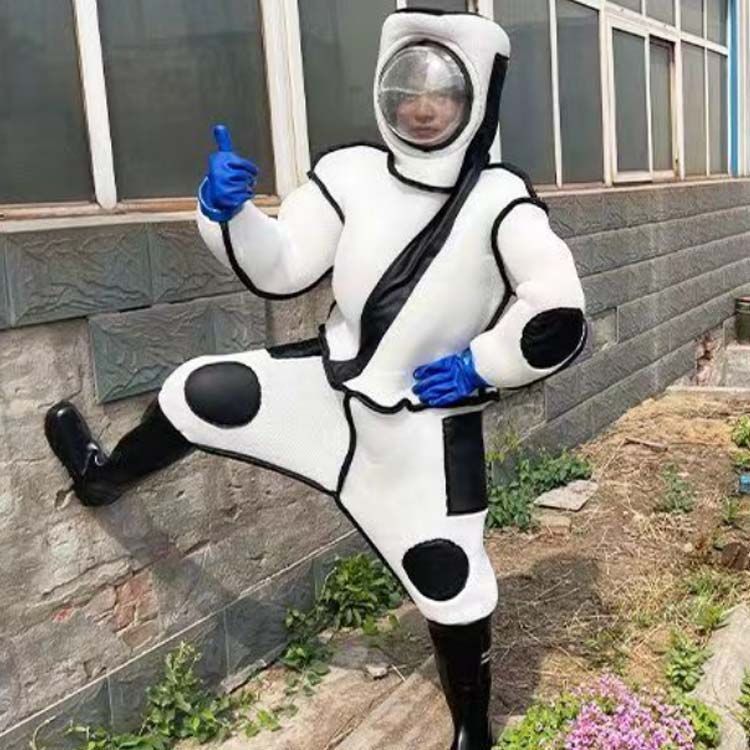防護服 スズメバチ駆除用蜂防護服 フェイスネット付き 害虫駆除 Mサイズ Amazon.co.jp: スズメ蜂 防護服 スズメバチ駆除用蜂防護服